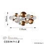 Wallity Infinity - 2 Escultura de pared Multicolor